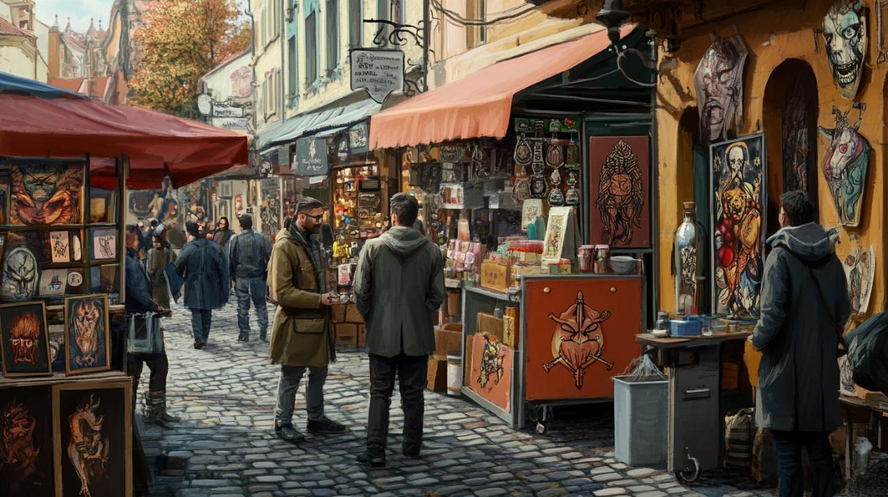 Explorando la vida y sociedad moderna a través de tendencias de tatuajes y artesanía en Europa